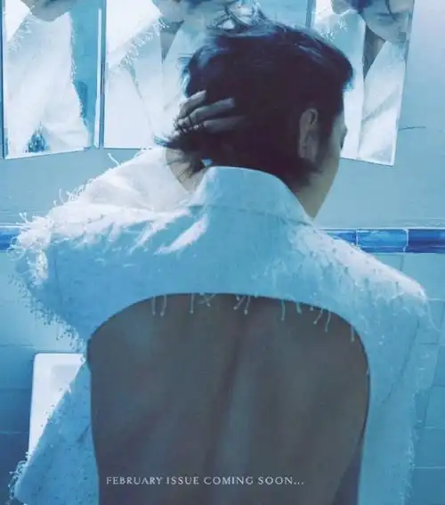 肖战露背西装造型##肖战gq封面预告