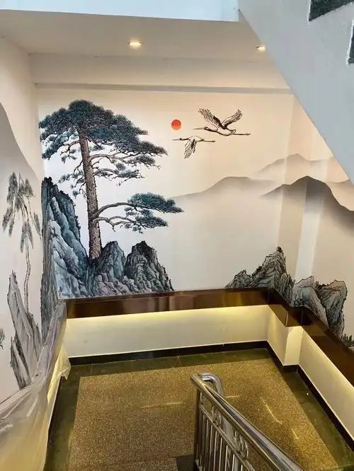 楼梯彩绘