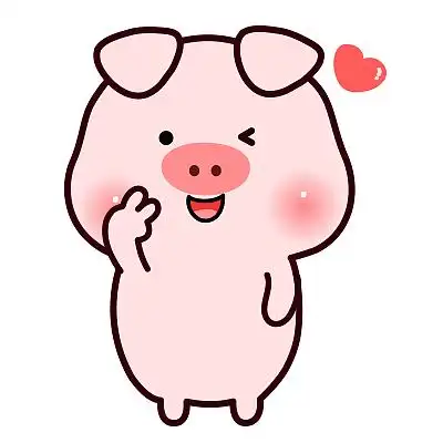小笨猪头像微信表情包小笨猪情侣头像