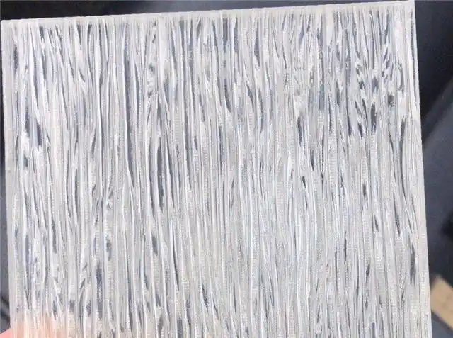瓦楞玻璃条纹玻璃超白钢化