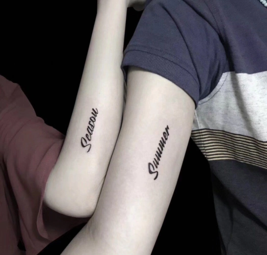 超特别的情侣纹身这是一场值得纪念的爱情6