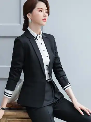 dgpz小西装女新品商务休闲女士小西服免烫抗皱西装短外套职业通勤工装