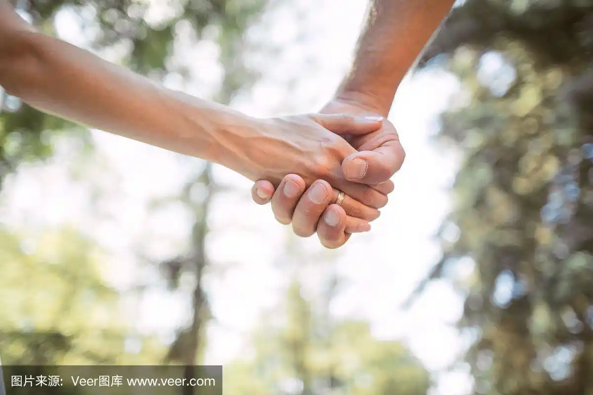 异性恋,手牵手,户外,新婚夫妇,青年人
