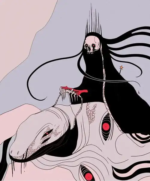 鬼魅插画魑魅魍魉插画师deadseagull