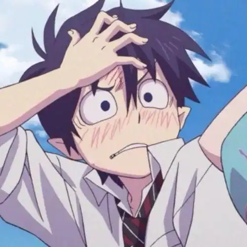 脸红头像男生日漫