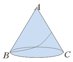 2016年春季新版青岛版九年级数学下学期7.4,圆锥的侧面展开图同步练习
