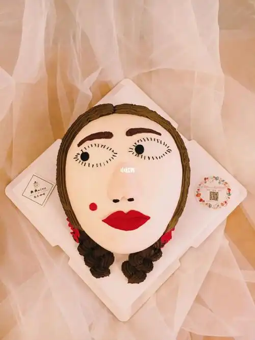 搞怪美女人像蛋糕如花造型蛋糕