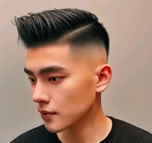 它们分别是圆寸头,露额二八侧背,飞机头和三七分纹理烫