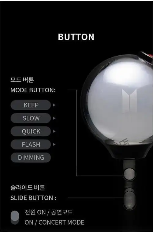 爱礼一万年 bts应援棒 防弹少年团第三代特别版限量版阿米棒应援棒周