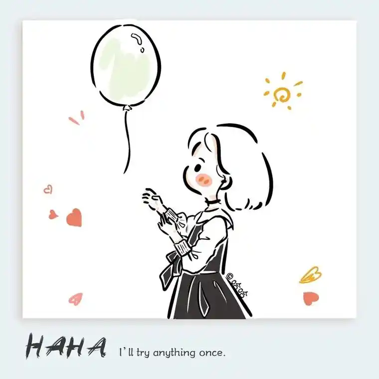 抓不住的,就学会放手吧.#原创插画 #一起换头像 #图文扶持 - 抖音