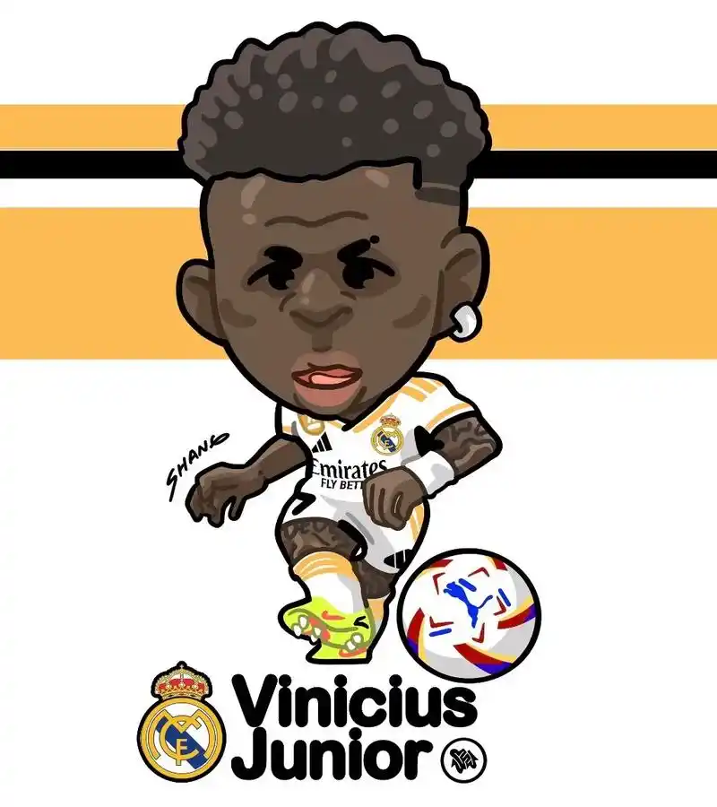 更新几个球星漫画.#足球头像 #q版球星 #英超 #插画 # - 抖音