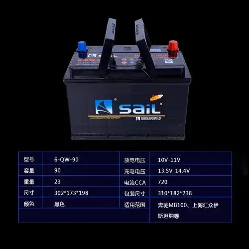 【风帆启动蓄电池6-qw-90农机 拖拉机工程车汽车专用电瓶】询价单
