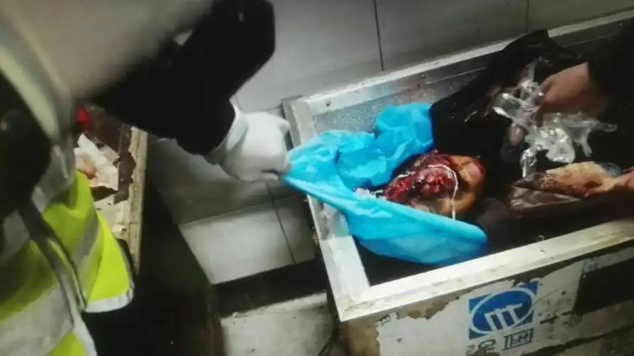 交通事故寻找尸源