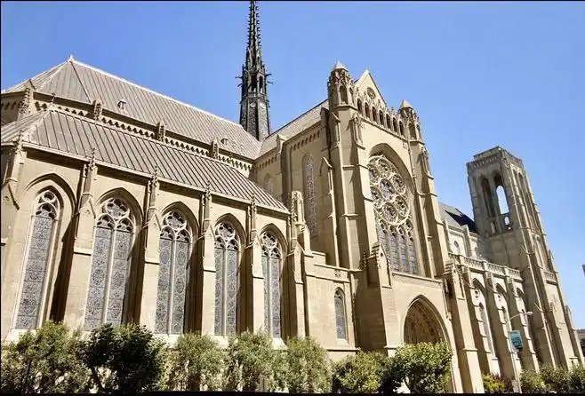 美国grace cathedral 格雷斯大教堂 1100 california st, san