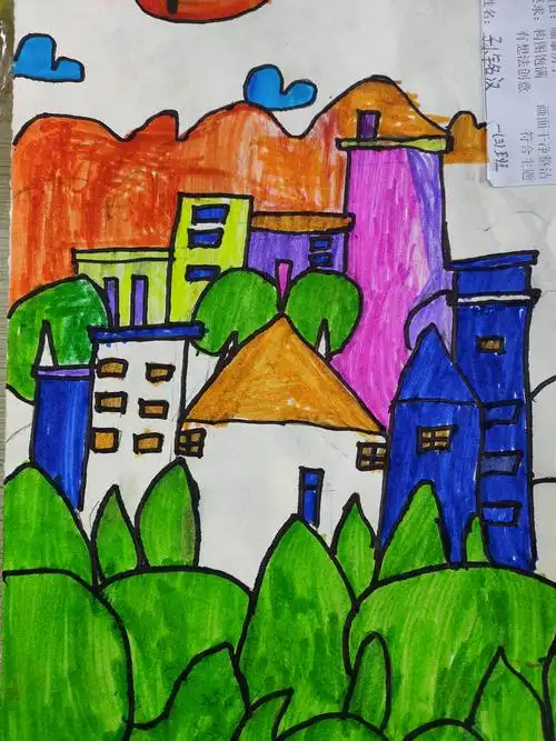 春蕾学校小学绘画比赛作品展