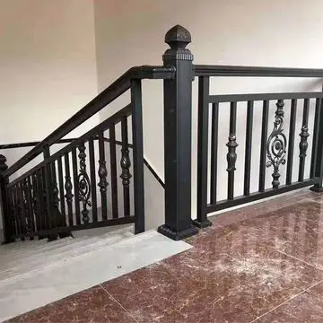 厂家定制公共楼梯扶手铝合金楼梯扶手金属楼梯栏杆室内楼梯扶手u