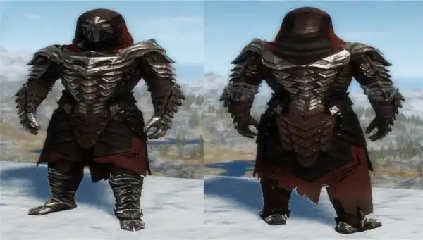 上古卷轴5天际重制版恶魔王士盔甲mod