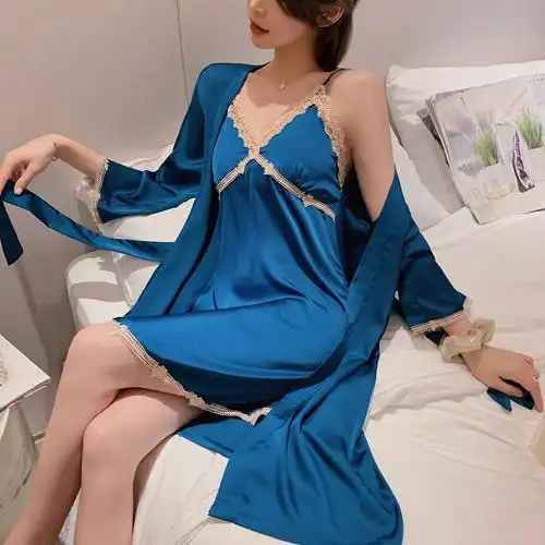 2020新款女夏季性感睡衣两件套韩版吊带睡衣女家居服带胸垫薄款