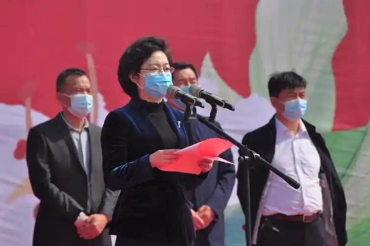 清河县人民政府副县长段丹丹介绍:今年清河正在大力实施羊绒时尚小镇