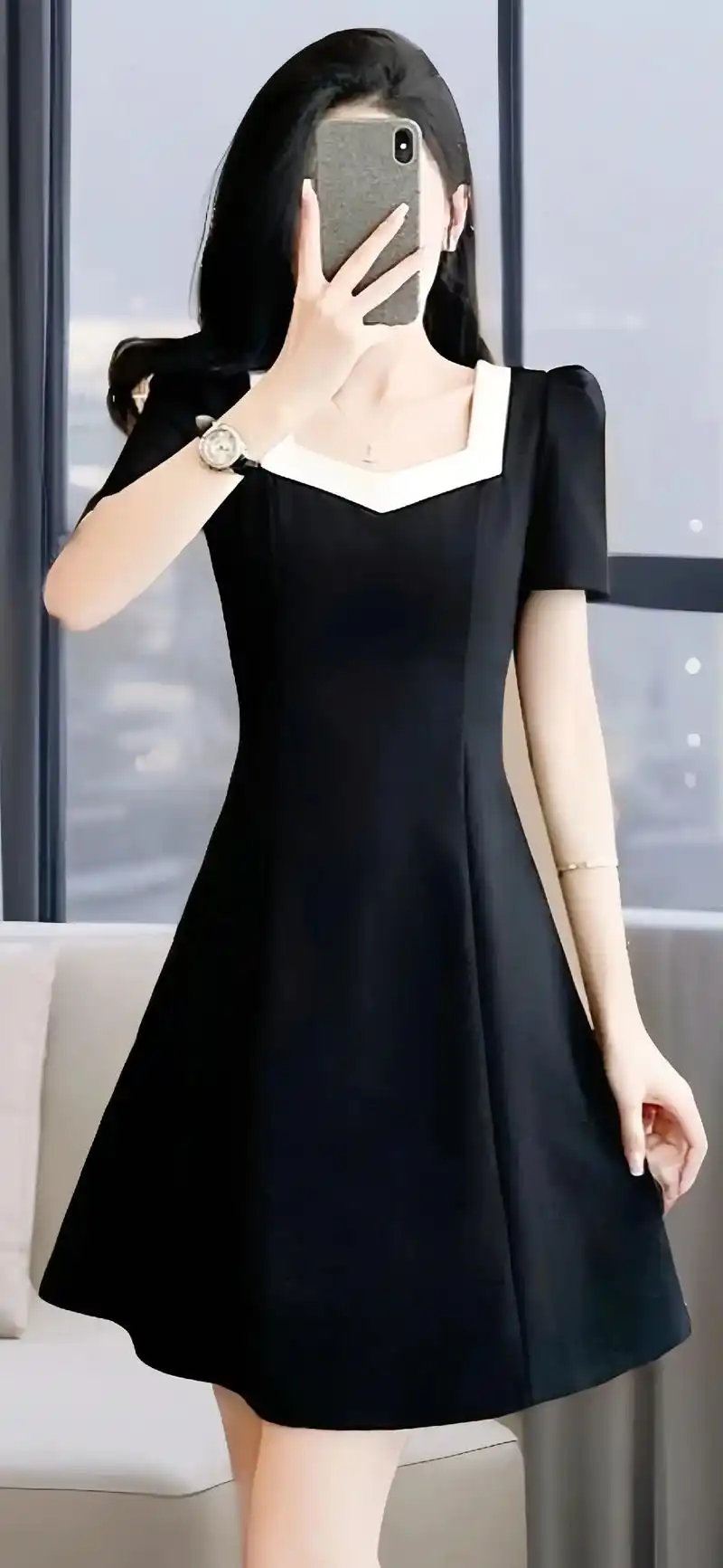 高端气质女神范连衣裙