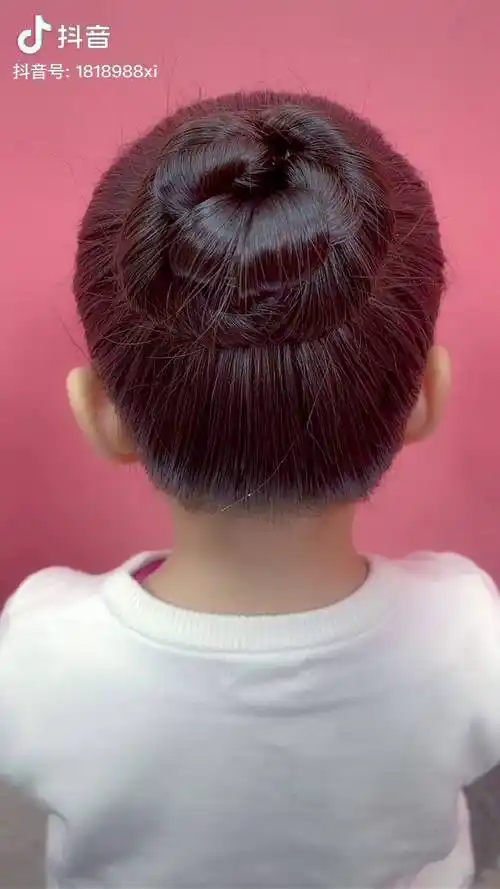 舞蹈丸子头发型教程儿童编发编发教程日常编发丸子头dou小助手