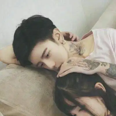 2021非主流纹身霸气情头,情侣头像图片-回车桌面