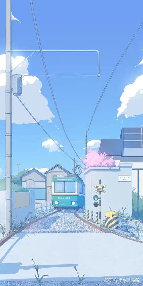 温柔又治愈的日本动画街景每一张都能做成手机壁纸