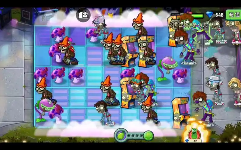 植物大战僵尸2摇滚年代19天大食花mvp