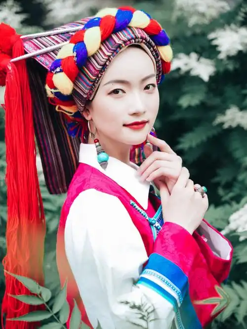 91怒族服饰:怒族主要分布于云南省怒江傈僳族自治州,服饰因地而异.