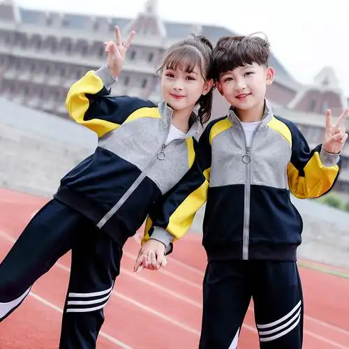 校服套装小学生班服2020新品春秋初一条纹一年级运动服园服三件