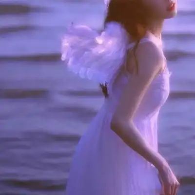 朦胧女头像仙女系高清特别仙的女生朦胧侧面唯美头像图片