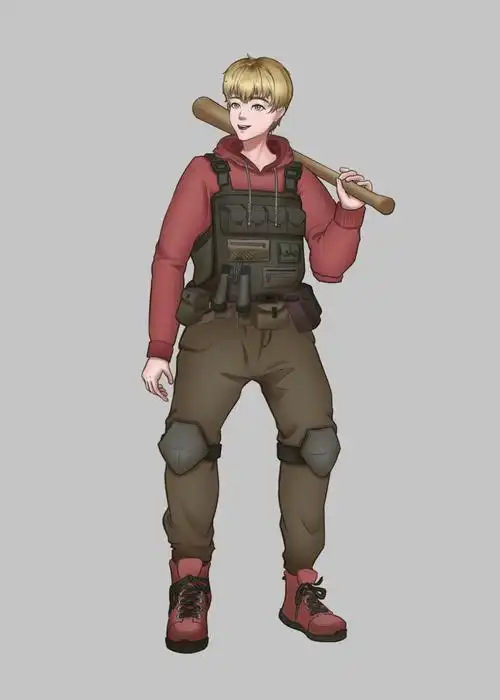 末世废土风格角色设计 - 插画 - 摸鱼网 - ∑(っ°Д°;)っ 让世界更