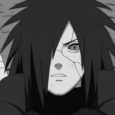 斑头像系列宇智波斑高清黑白头像