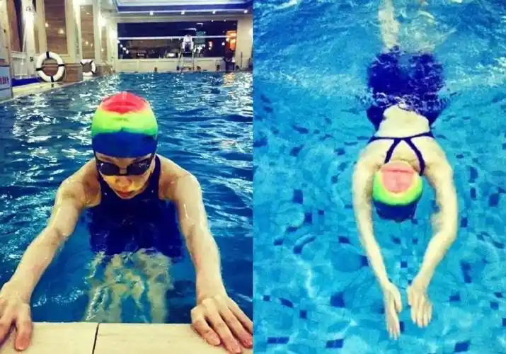 倪妮不仅会跳舞,在大学期间还是国家二级游泳运动员