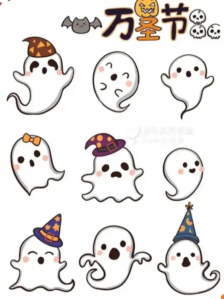 简笔画 #图文伙伴计划 万圣节物品简笔画 - 抖音