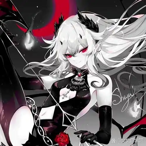 霸气系动漫头像 | 暗黑系超拽霸气动漫女生