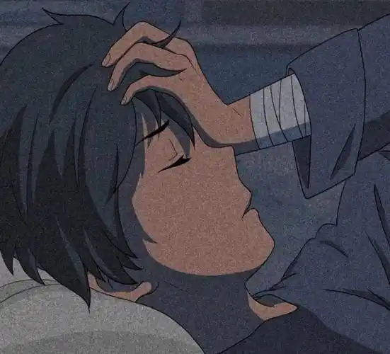 动漫男头丧到极致