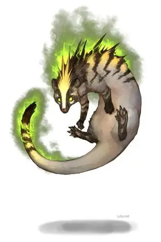 its body is composed of lightning and may be