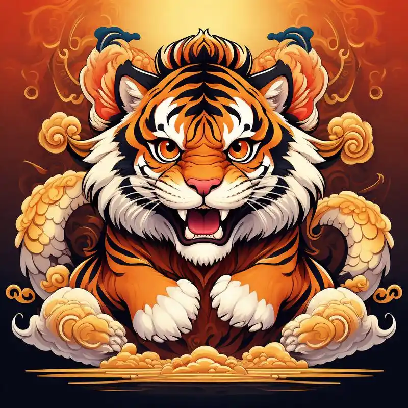 属虎的小伙伴们,快来挑选你的专属招财好运微信头像吧～让你的朋友圈