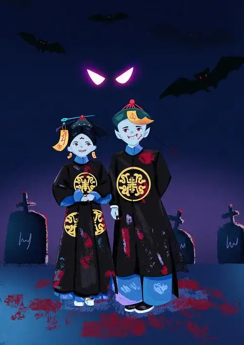 小僵尸|插画|艺术插画|胡什麽_原创作品-站酷zcool