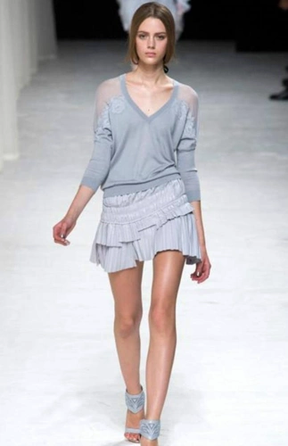 莲娜丽姿ninaricci这场时装装薄纱透明秀漂亮