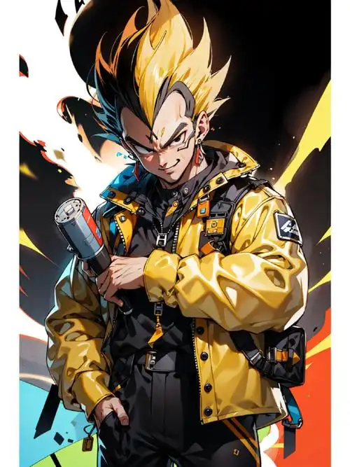 龙珠#潮装贝吉塔!这也太帅了吧!#动漫##动漫壁纸##动漫推荐