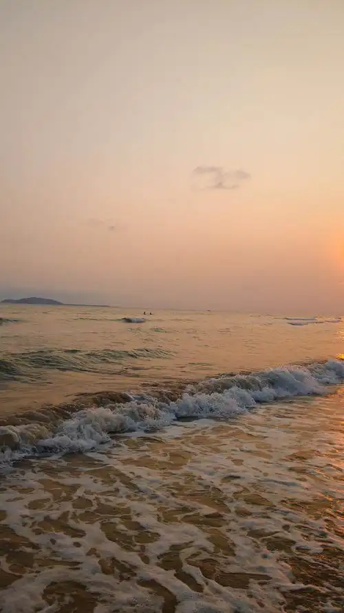 傍晚的海边美景