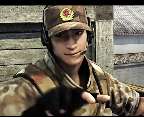 求一张官方的cf飞虎队拿加特林的照片