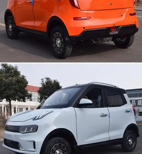 新款电动小4四轮女士家用新能源汽车老头乐成年人全封闭代步车电瓶车