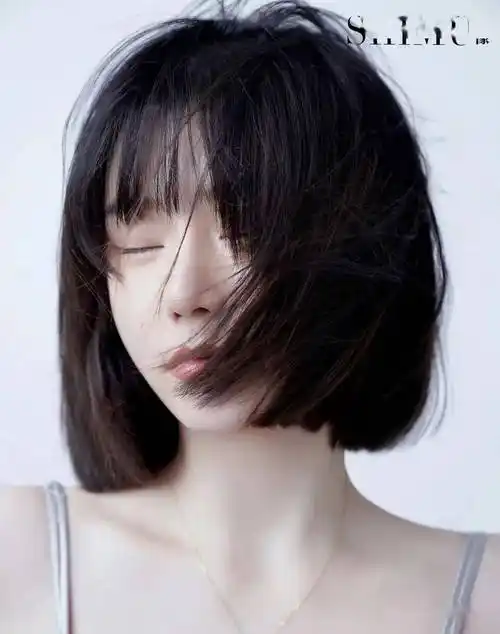 早春剪甜美风齐脖短发