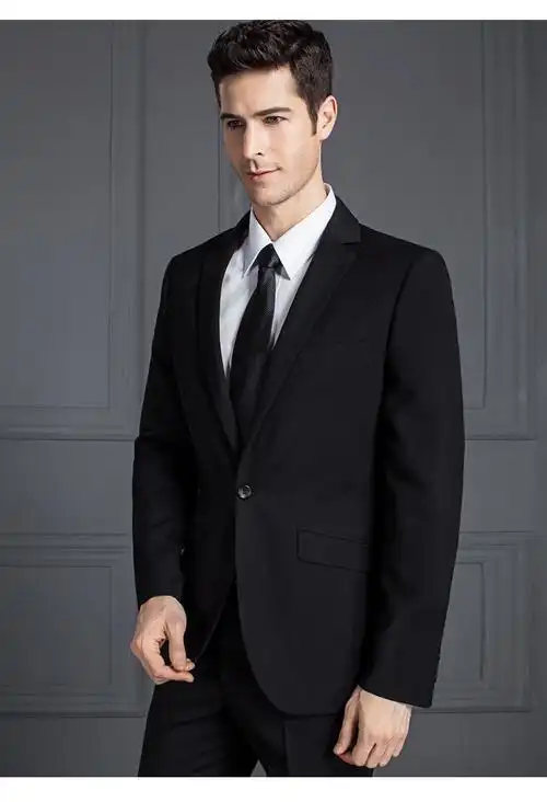 西装男套装商务男士西服西装修身韩版正装职业新郎结婚礼服
