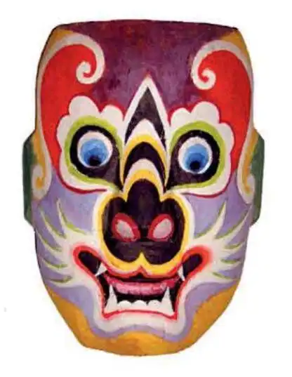 宝鸡社火马勺脸谱的吞口艺术,蕴含着民间隐秘传统与神秘知识!