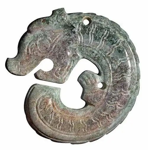 3 商代环形"玉龙"(文明密钥:蛇和鹰,在凌家滩已经齐了