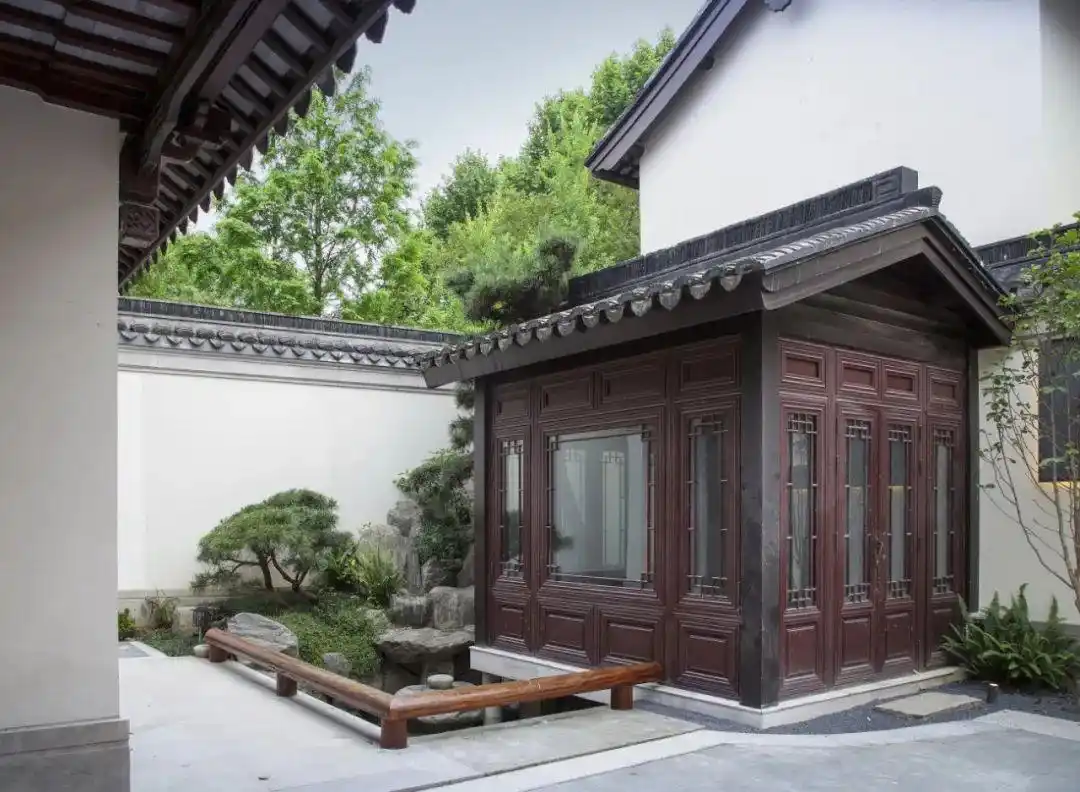 精选2个中式庭院设计案例,古典雅致!